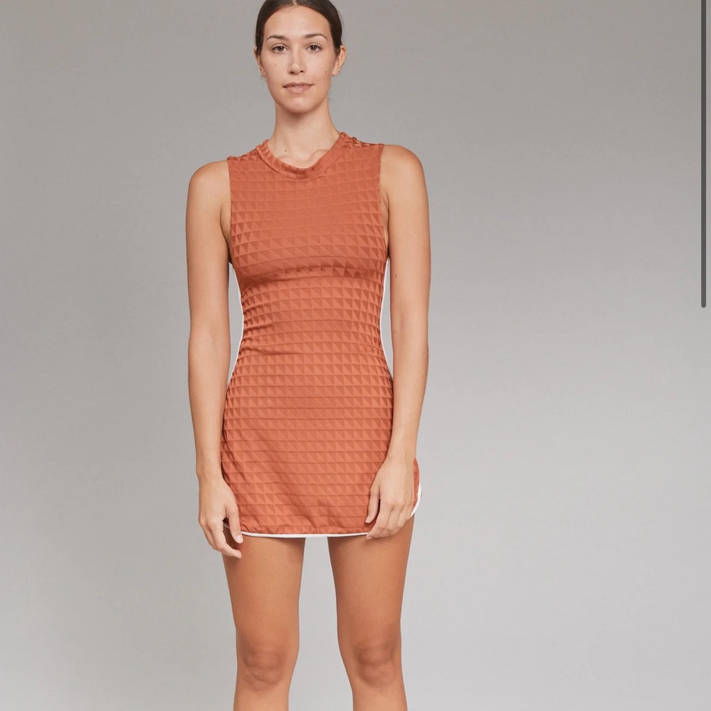 Acacia Alma Piped Tennis Dress Nwt Petite